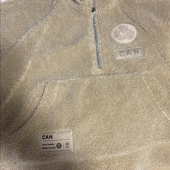 Lululemon Sherpa half zip Hoodie vintage team Canada 2010 - Picture 6 of 12